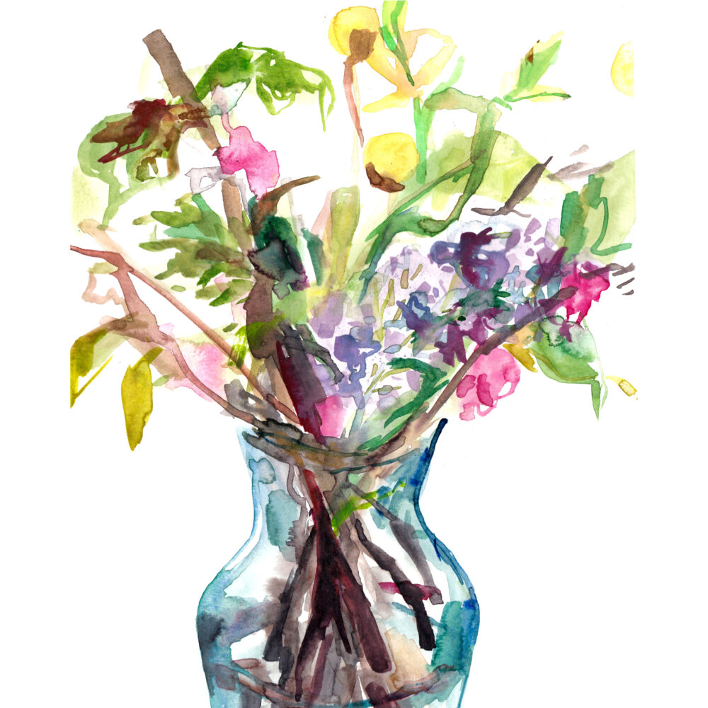 watercolor flowers