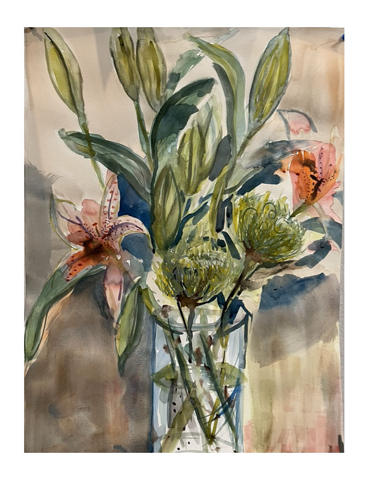 Mother's Day Collaborative Watercolor Class (Saturday, May 10th)