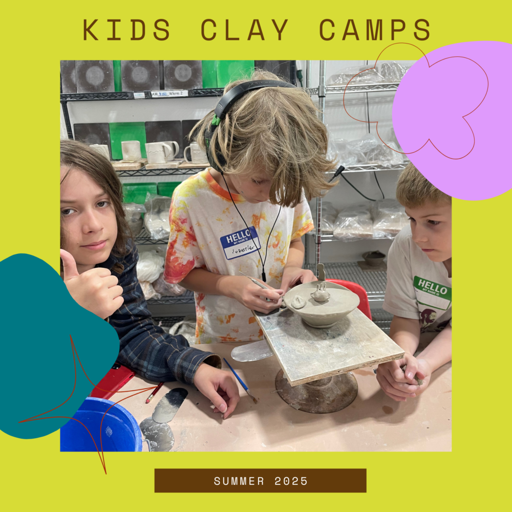 July 28th-August 1st, Youth Clay Camp (ages 9-13)