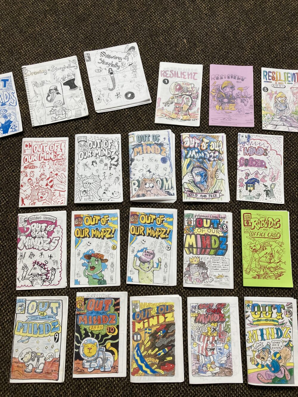 August 11th-15th, Kids Comics Camp, (ages 9-13)